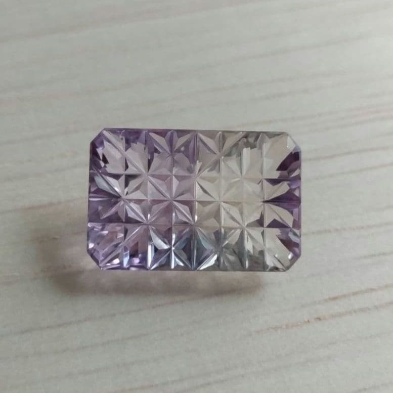 専用　甲州貴石切子 バイカラークオーツ、グリーンクォーツ