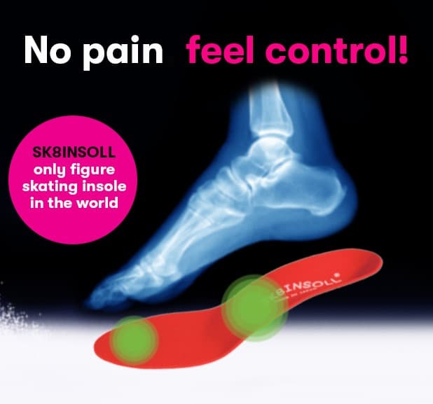 SK8INSOLL® DOUBLE AXEL カスタマイズインソール サイズXS