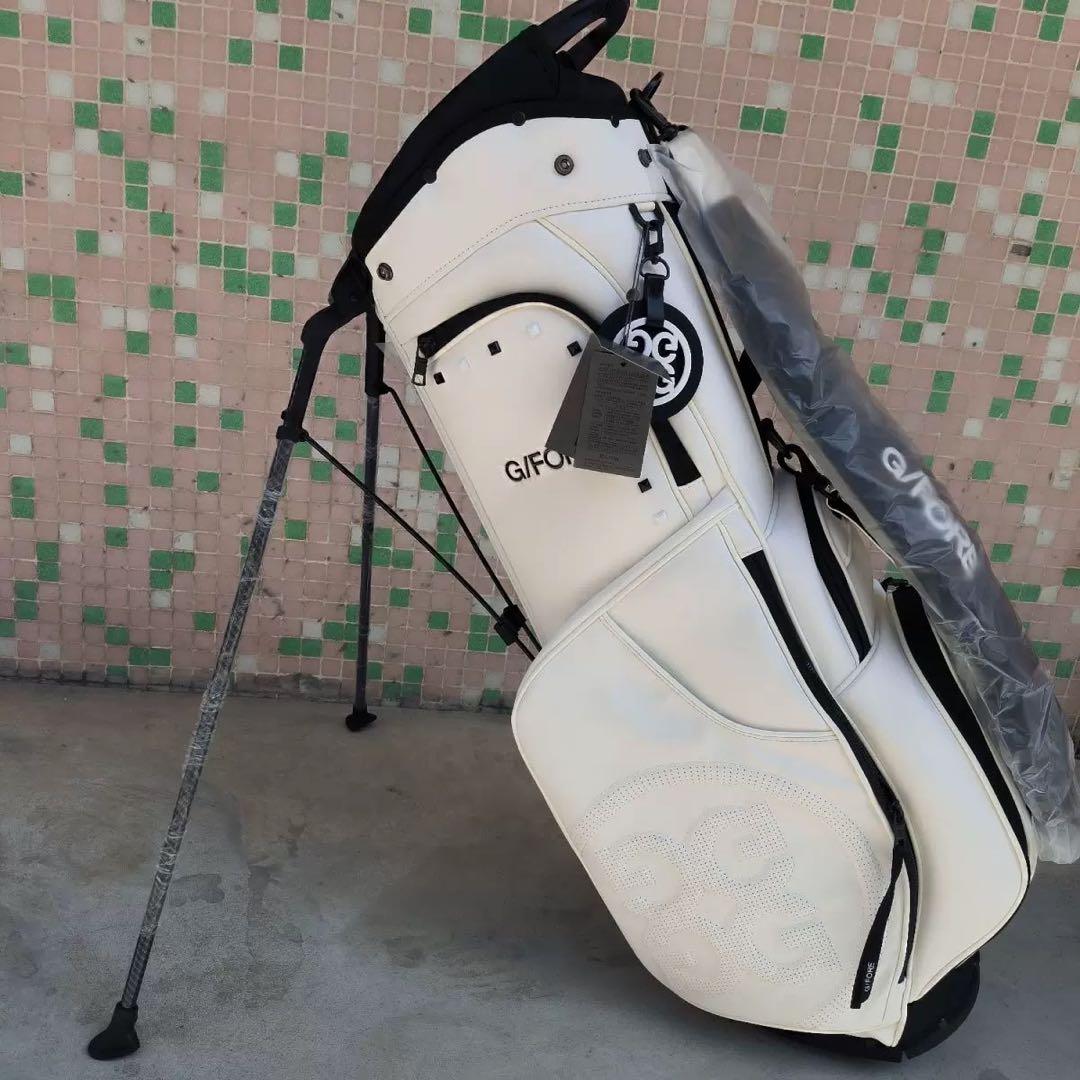 【新品】G/FORE ジーフォア キャディバッグ ホワイト スタッズ