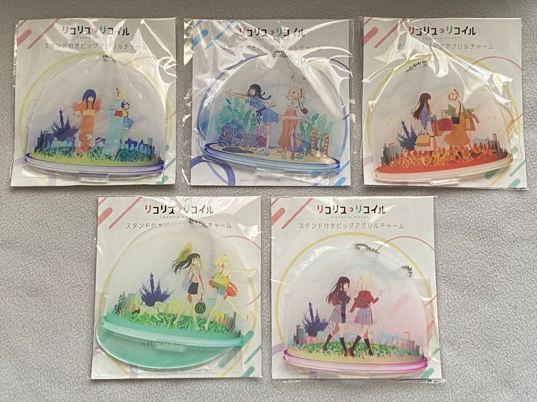 リコリス・リコイル スタンド付きビッグアクリルチャーム 錦木千束 井ノ上たきな
