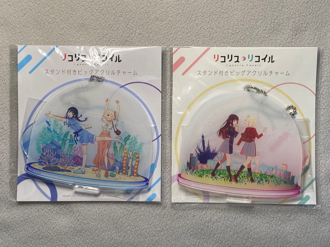 リコリス・リコイル スタンド付きビッグアクリルチャーム 錦木千束 井ノ上たきな