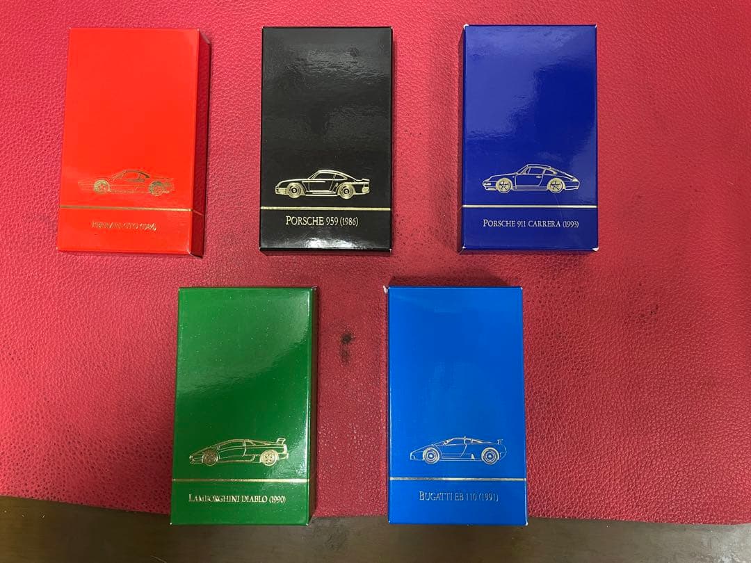 ミニカーキーホルダー　5点まとめてお得セット