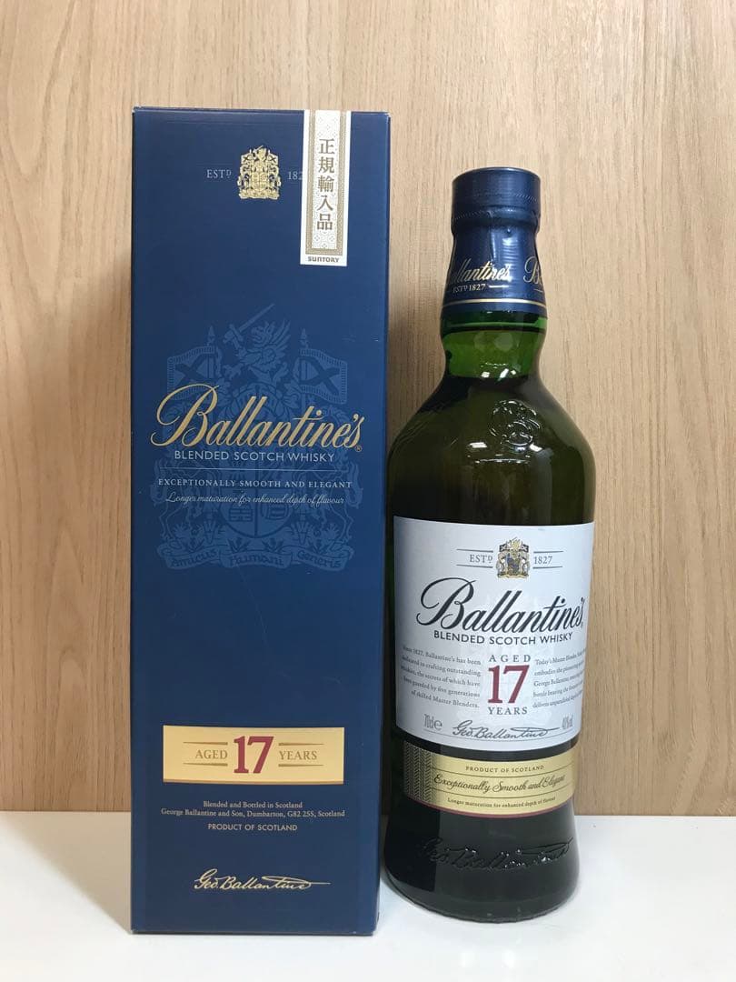 525［未開栓］Ballantine's 17年 ウイスキー 6本
