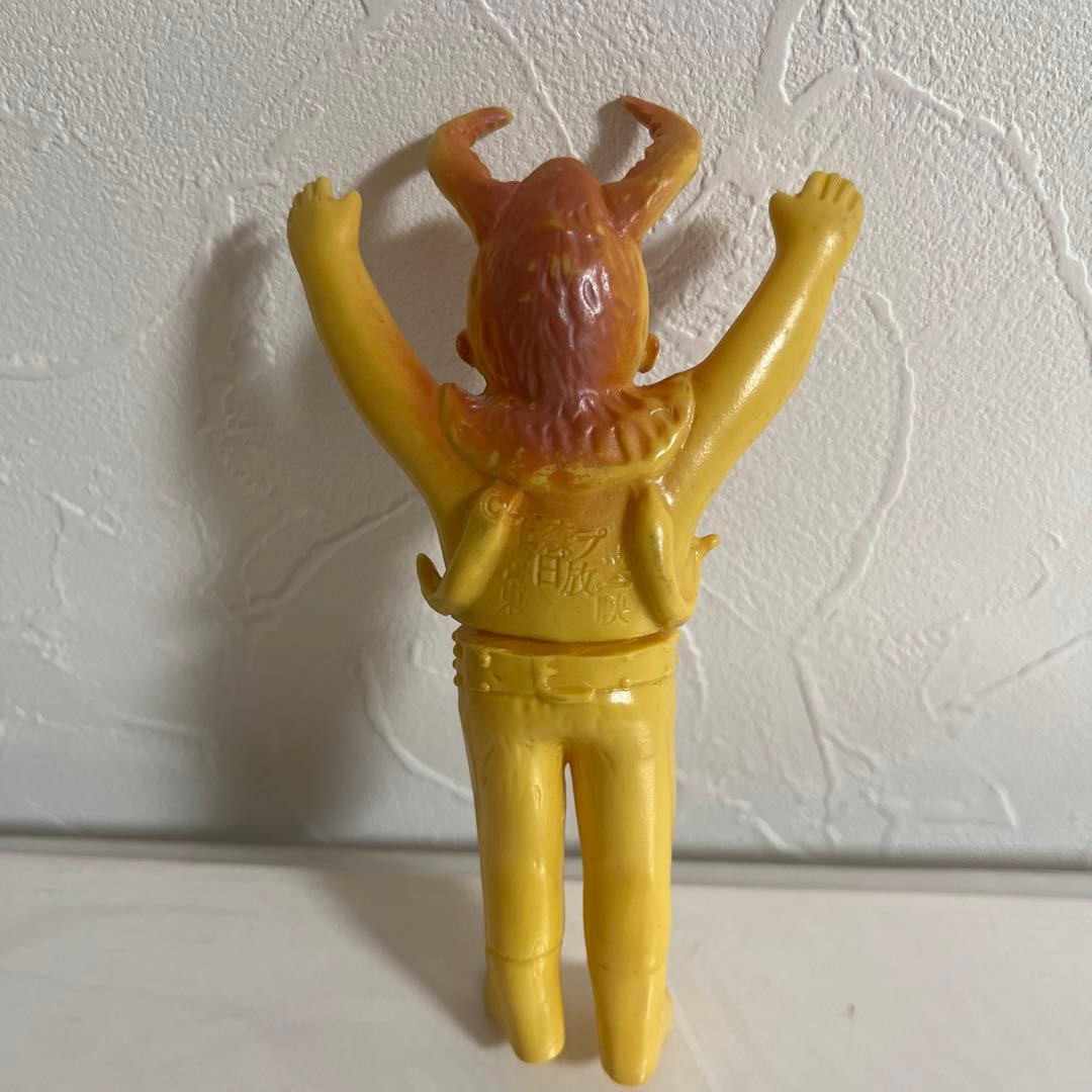 ⚠️貴重・当時物　仮面ライダー　地獄サンダー　ミニソフビ　昭和レトロ　旧バンダイ