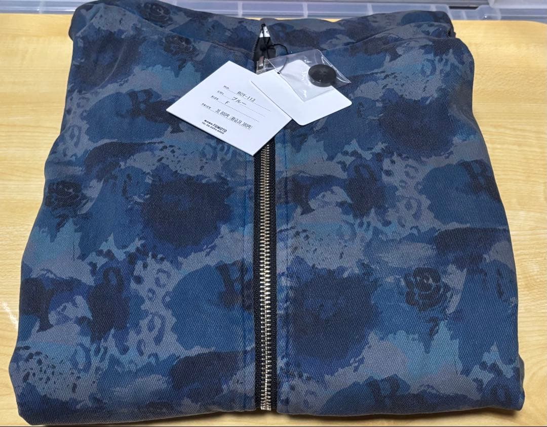 LiSA ROY reflect overjoy 迷彩ジップジャケット(ブルー)