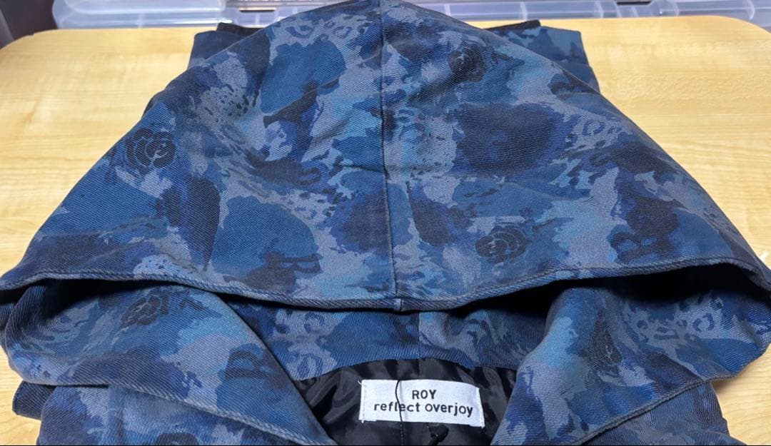 LiSA ROY reflect overjoy 迷彩ジップジャケット(ブルー)