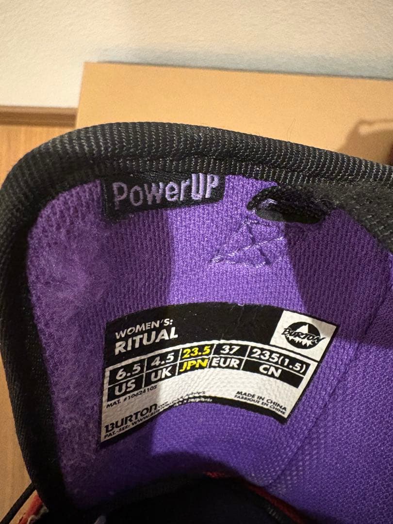 BURTON RITUAL 23.5cmスノーボードブーツヒョウ柄バートン