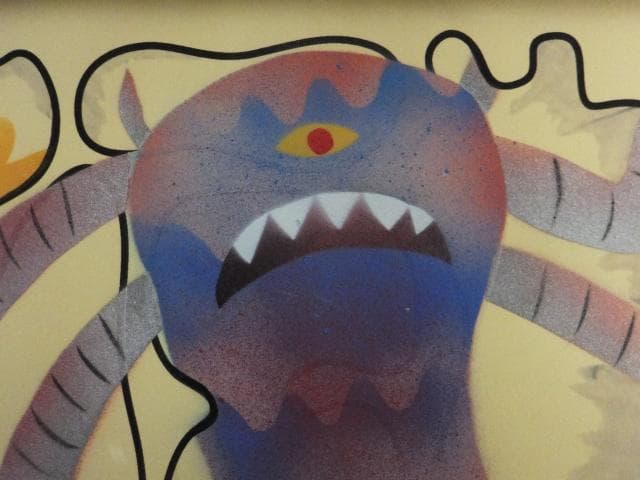 現代美術　DISKAH『DISKAH SMASH！』スプレー＆マーカー0317A