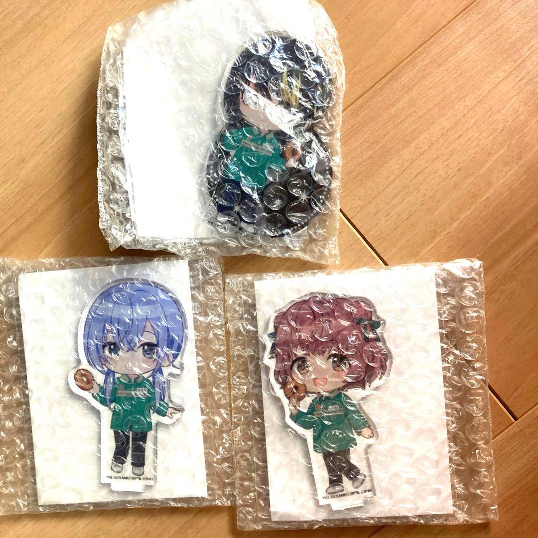 アイドルマスターシャイニーカラーズ　セブンイレブン　コメティック　アクスタ