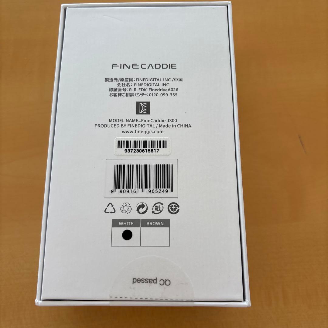 ゴルフ　レーザー距離計　FINE CADDIE J300 白　新品　未開封