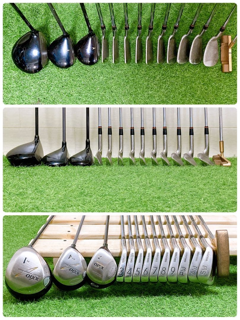 N9.ゼクシオ　初心者オススメ　ゴルフクラブ　メンズセット　右利き　14本