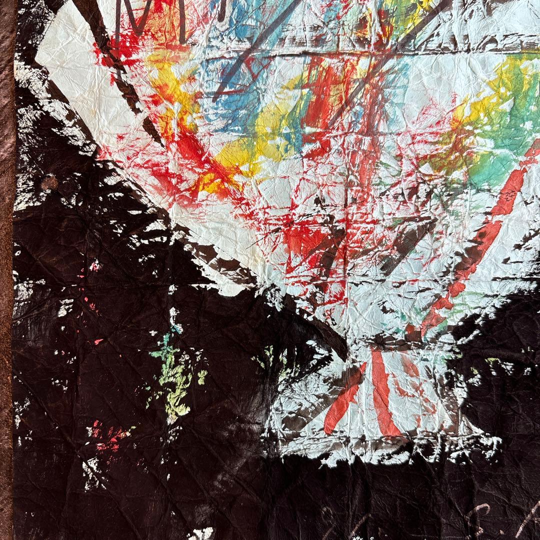 堀尾貞治　具体美術　A4サイズ　肉筆　保証品