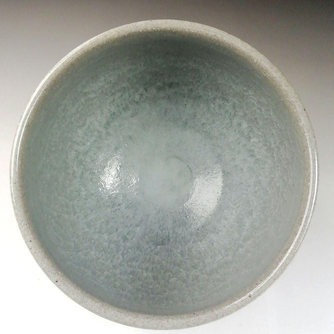 Ｔ４１３　茶碗　『白石釉　茶碗』『清水正 作』　共箱　抹茶碗　茶道具