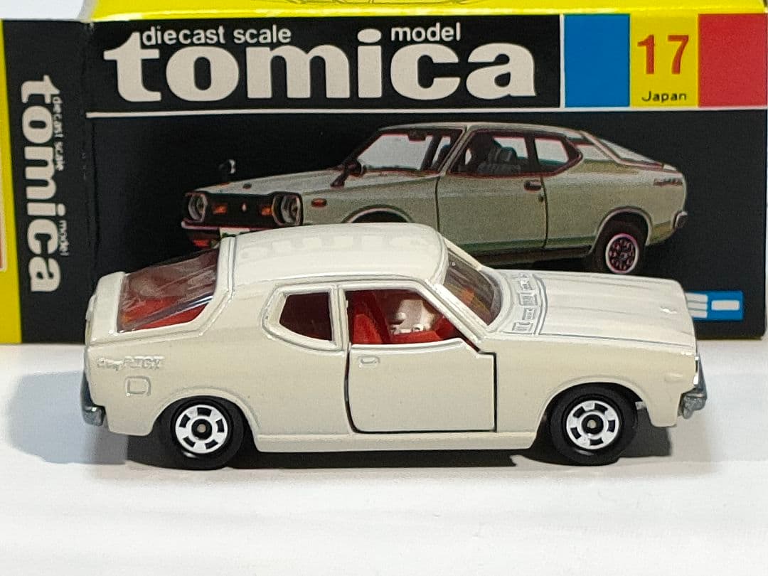 黒箱トミカ 17　日産チェリーFⅡ 1400クーペGX　美品　日本製　デッド