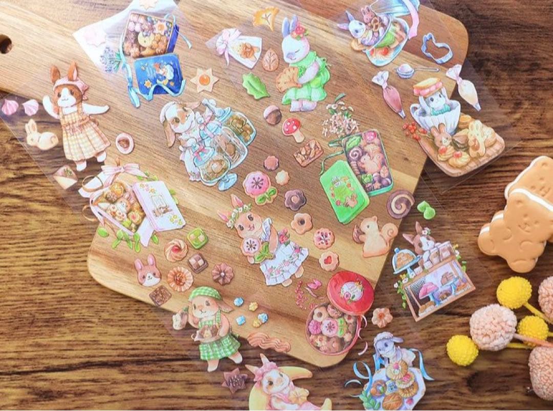 330.1-maruco 台湾マスキングテープ(PET)×4