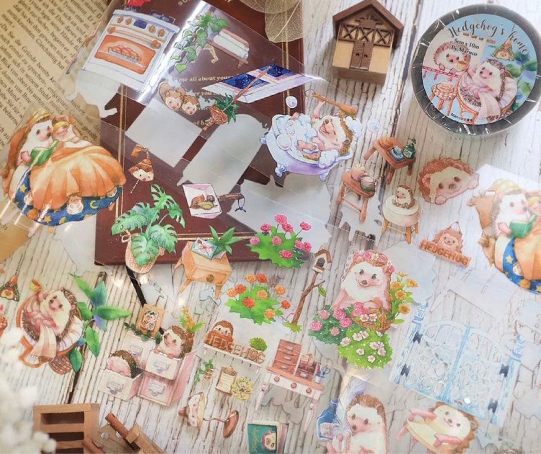 330.1-maruco 台湾マスキングテープ(PET)×4