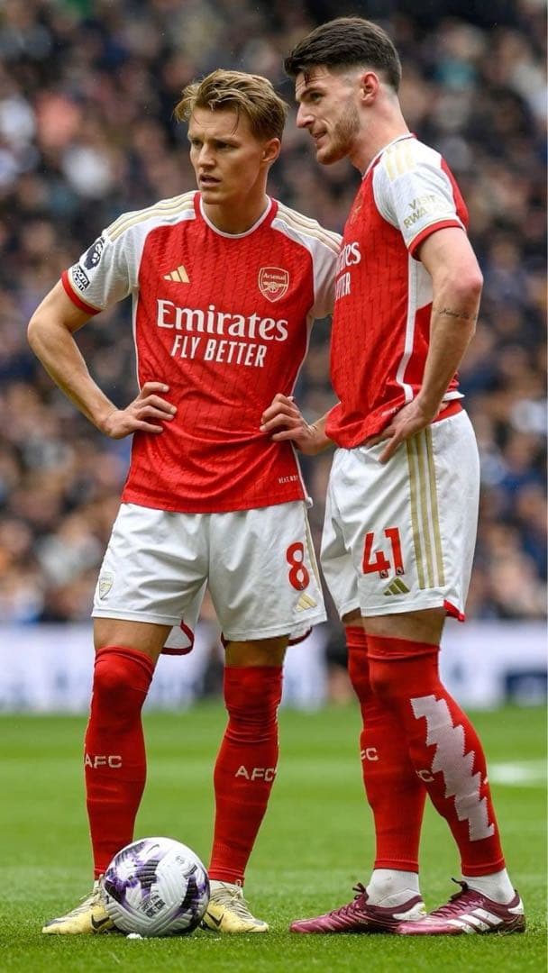 【正規品・美品】アーセナル ウーデゴール23/24 ユニフォーム　日本XL