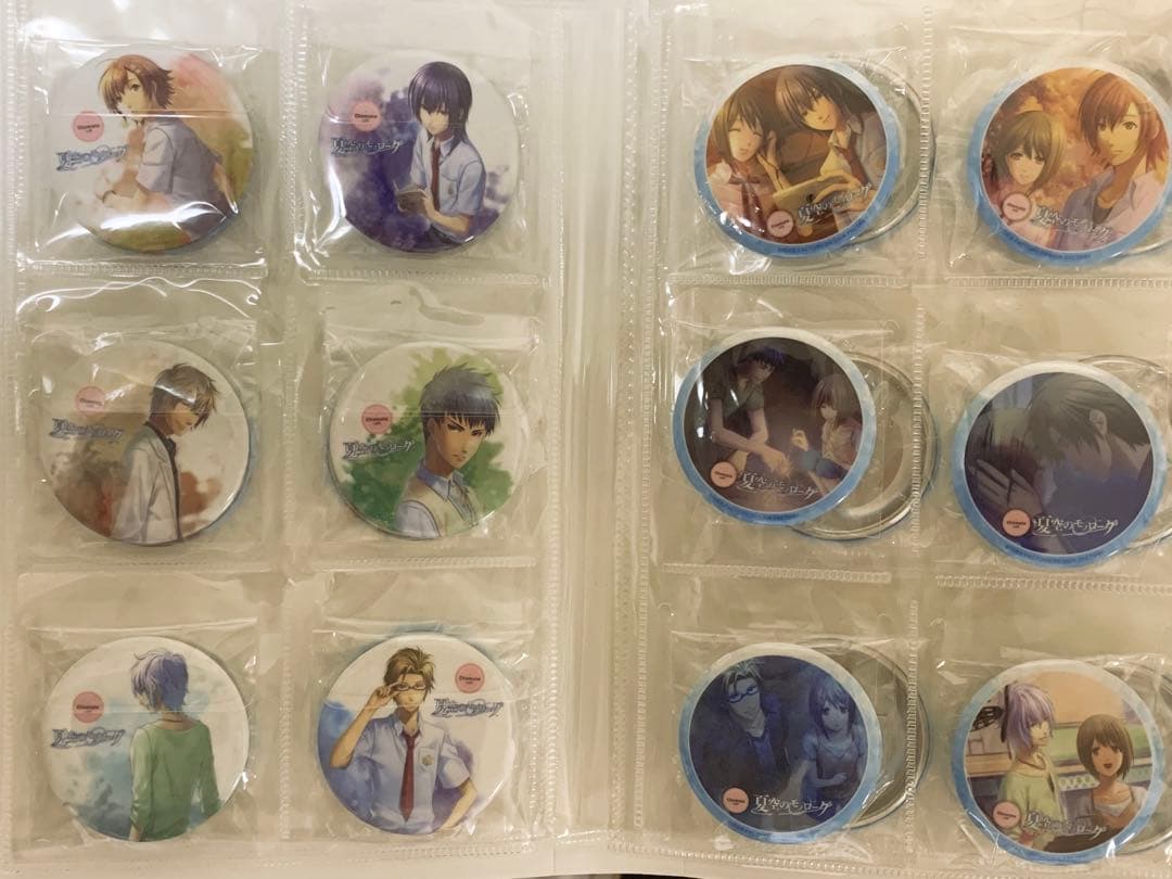 夏空のモノローグ　缶バッジ24個　ファイル付き