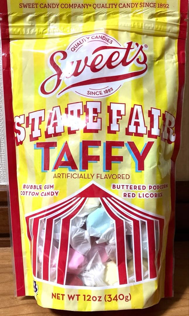 ソルトウォーター　タフィー　6袋 ステートフェアー　タフィー　2袋