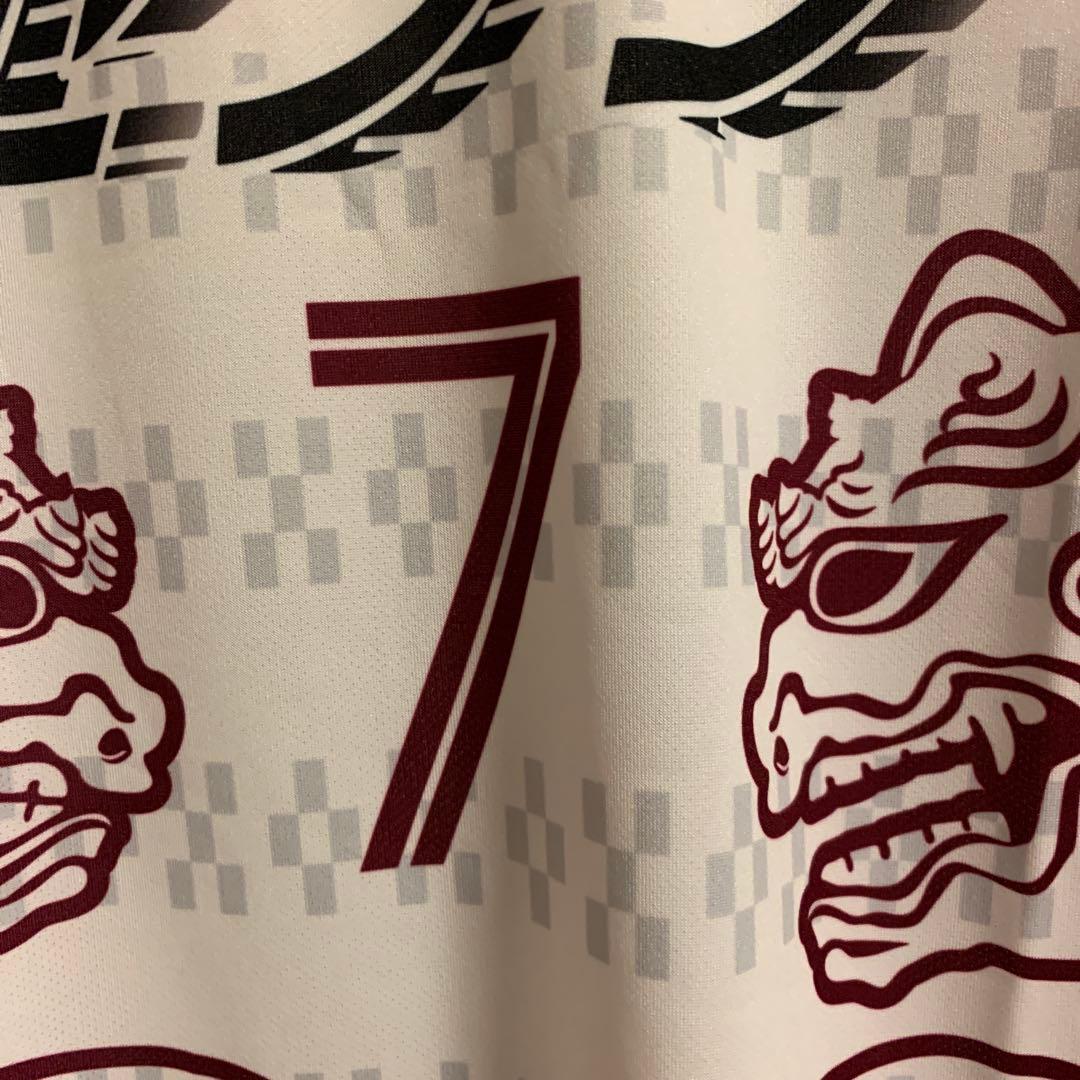 FC琉球 2019 オーセンティックユニフォーム　アウェイ　小野伸二　Lサイズ