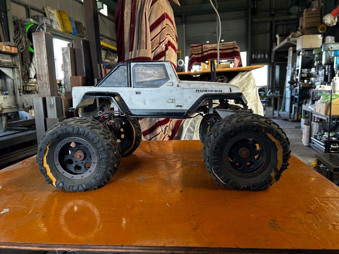 タミヤクラットバスター改　スティックシャーシ ハブリダクション4WS