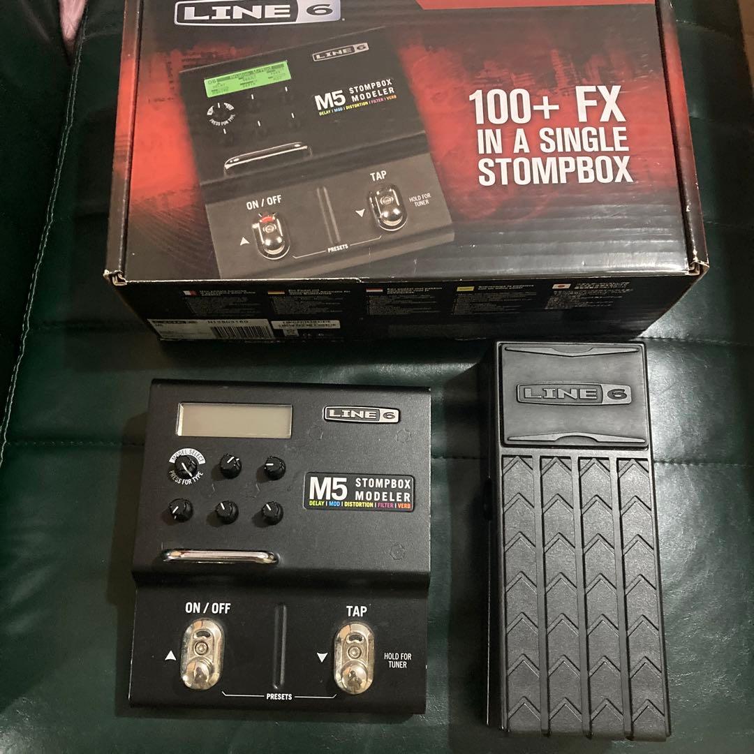 ギター LINE6 M5 Stompbox Modeler + EX1