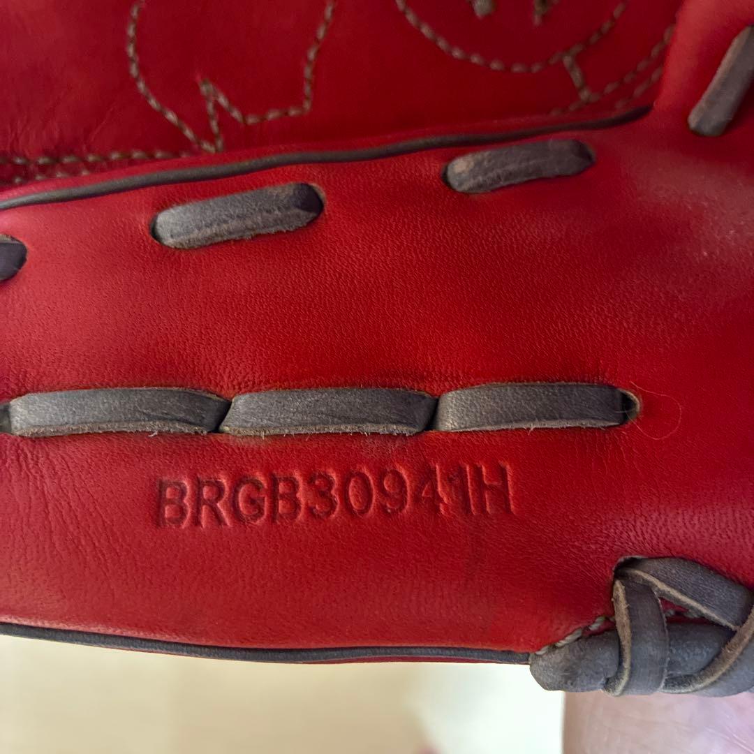 ZETT PROSTATUS 軟式グローブ レッド　投手用　※発送可2/19以降