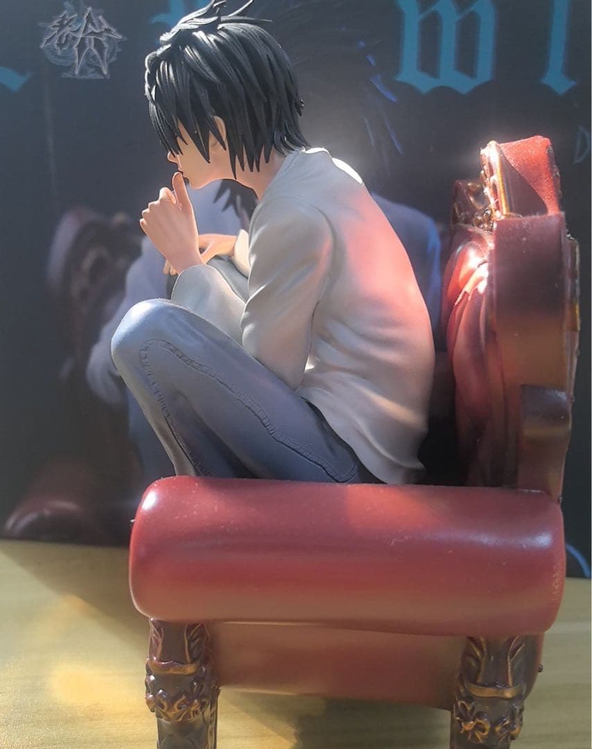 デスノート エル・ローライト L ガレージキット ガレキ スタチュー③