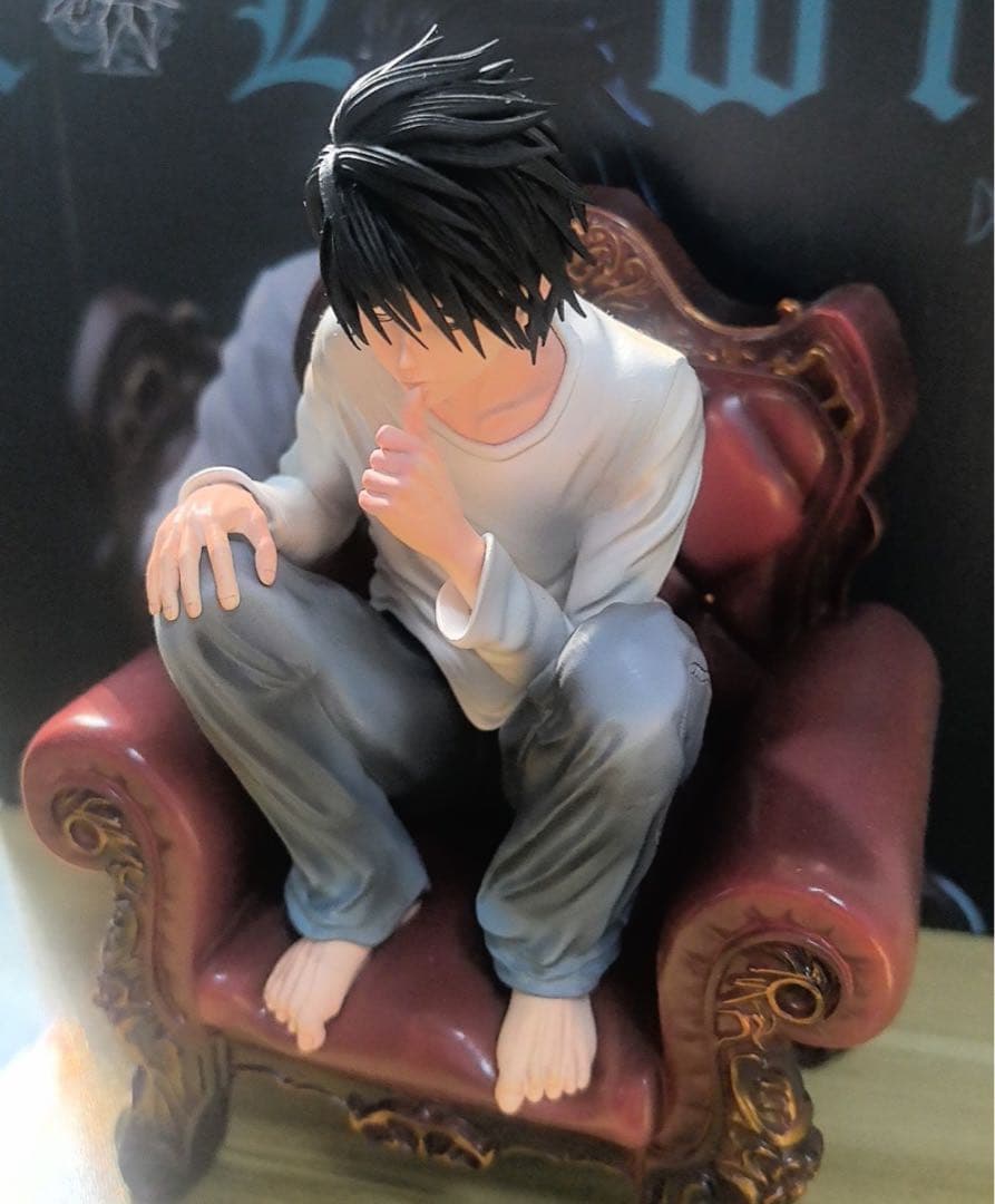 デスノート エル・ローライト L ガレージキット ガレキ スタチュー③