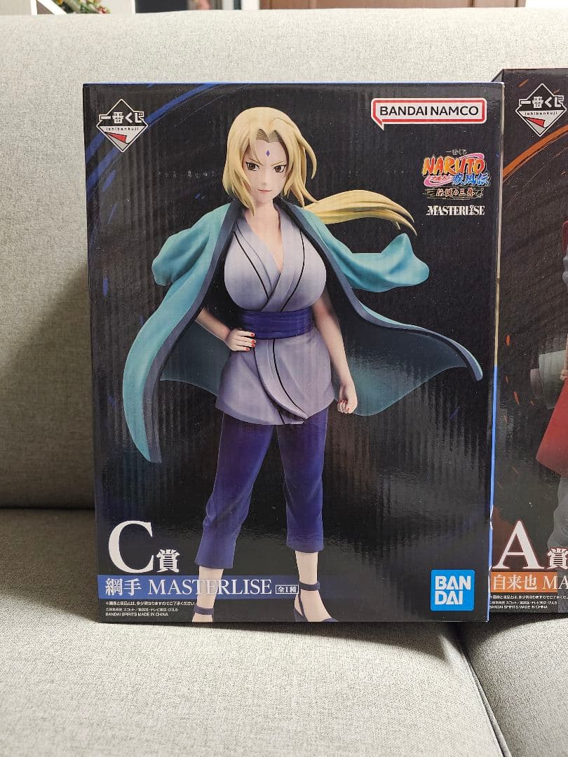 ナルト　一番くじ　フィギュア　三忍　自来也　大蛇丸　綱手　A賞　B賞　C賞