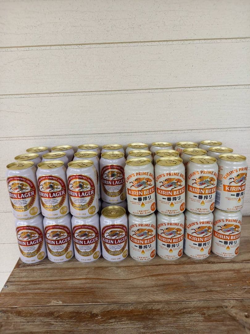 一番搾り　350ml ２４本　キリンラガー　350ml ２３本