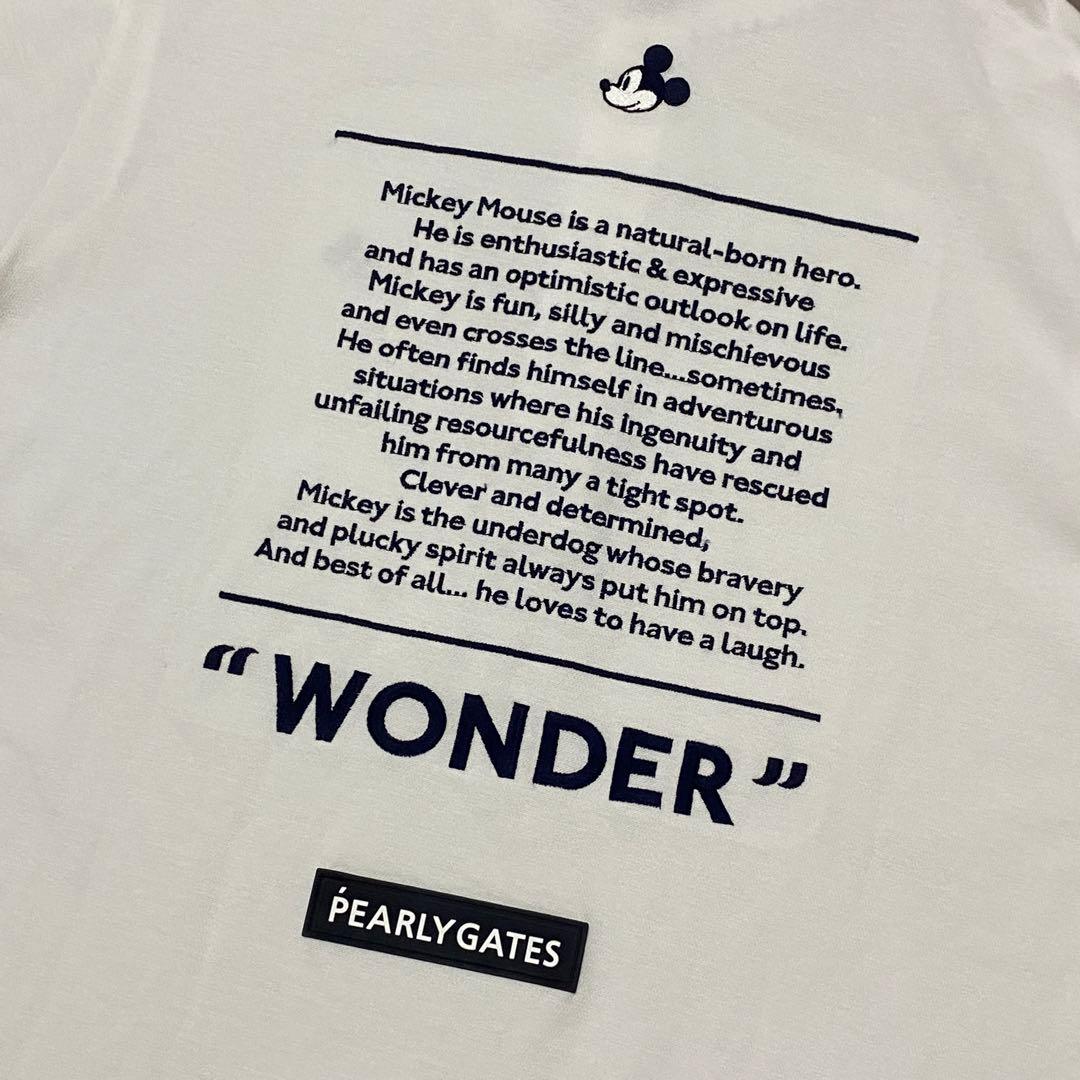 パーリーゲイツ×ディズニー100周年記念コラボ 半袖ポロシャツ L