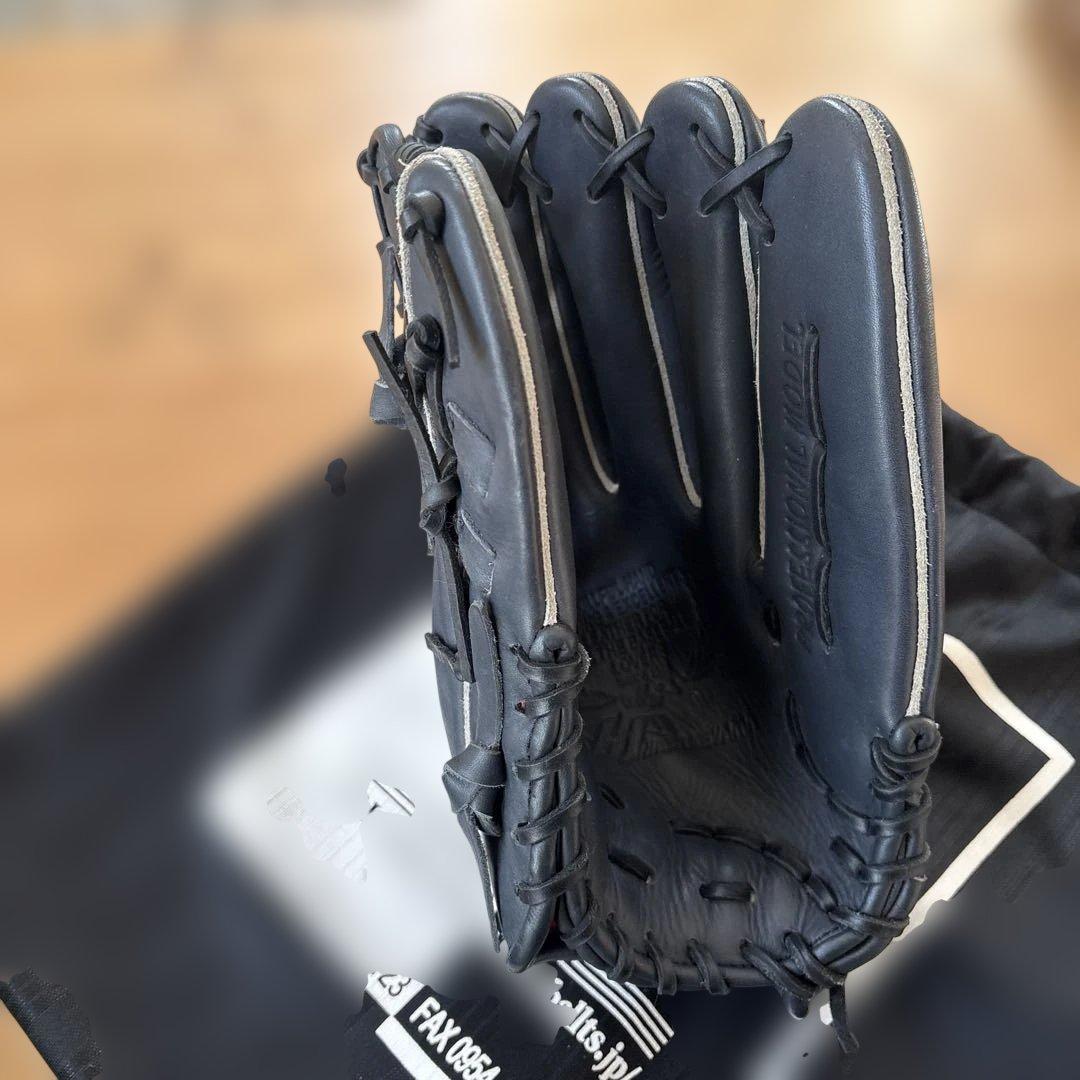 HATAKEYAMA TH-177WB 軟式用グローブ 黒 1985