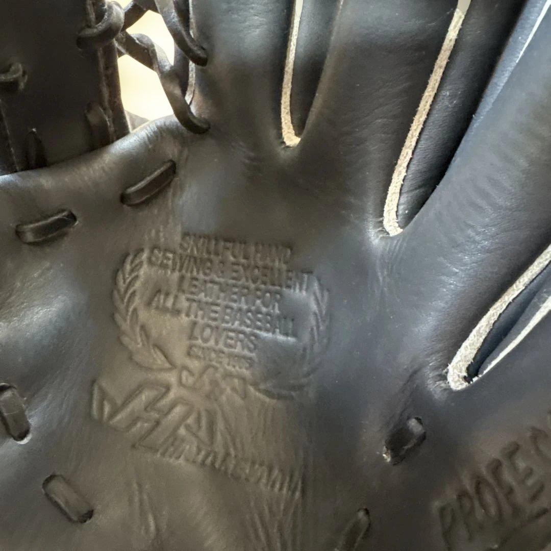 HATAKEYAMA TH-177WB 軟式用グローブ 黒 1985