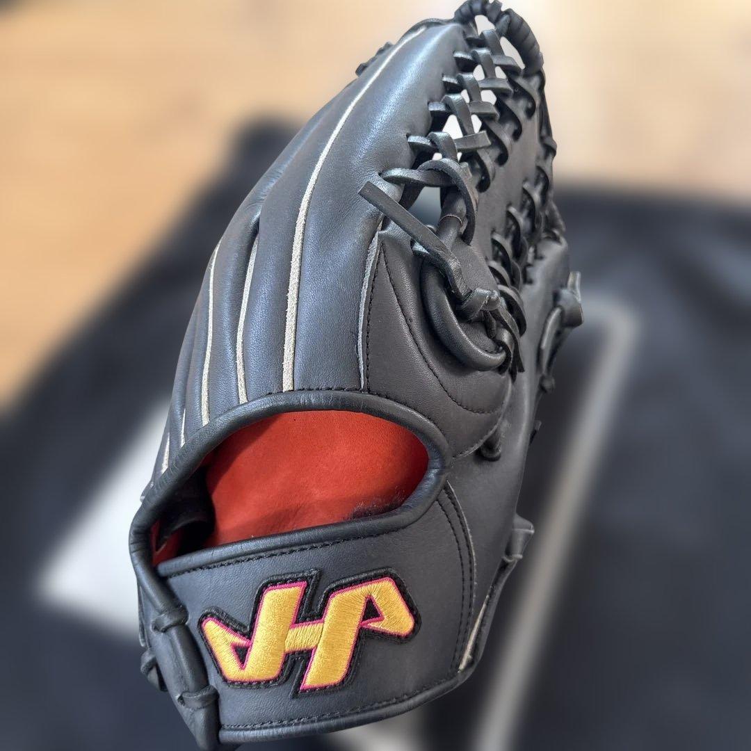 HATAKEYAMA TH-177WB 軟式用グローブ 黒 1985