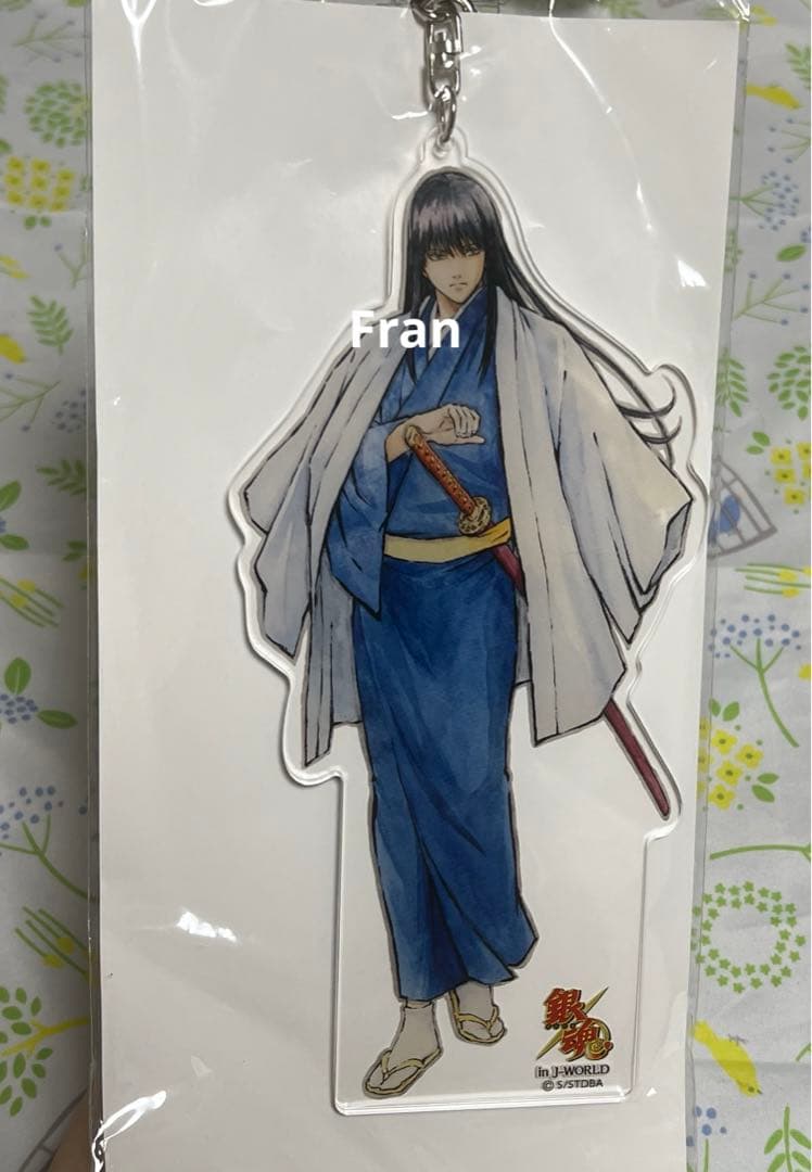 銀魂　桂　アクリルキーホルダー　J-WORLD 花鳥風月《匿名発送》