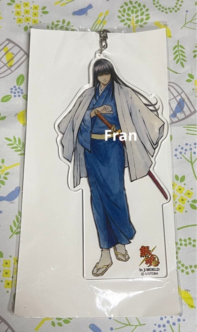 銀魂　桂　アクリルキーホルダー　J-WORLD 花鳥風月《匿名発送》