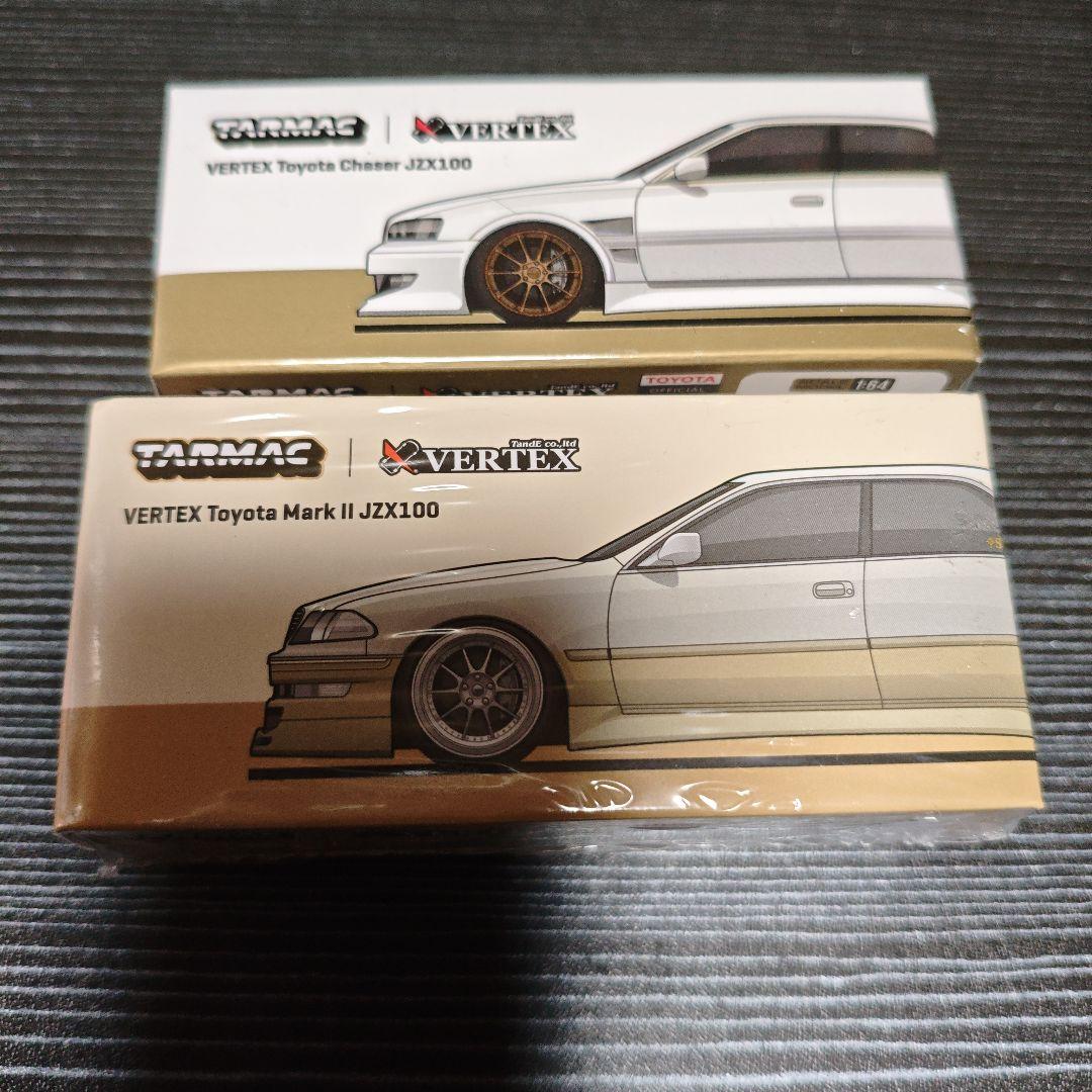 TARMACWORKS VERTEX JZX100チェイサーマークⅡ 2台セット