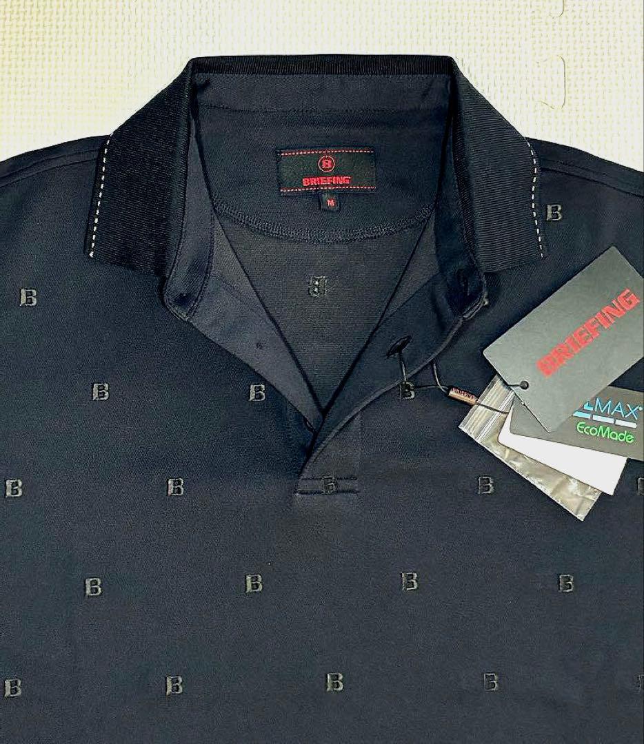 BRIEFING GOLF オールオーバーエンブレム ポロシャツ（RF／M）
