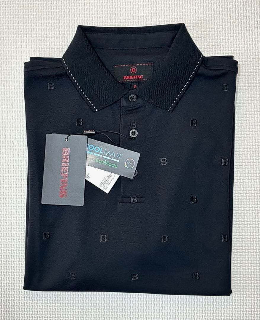 BRIEFING GOLF オールオーバーエンブレム ポロシャツ（RF／M）