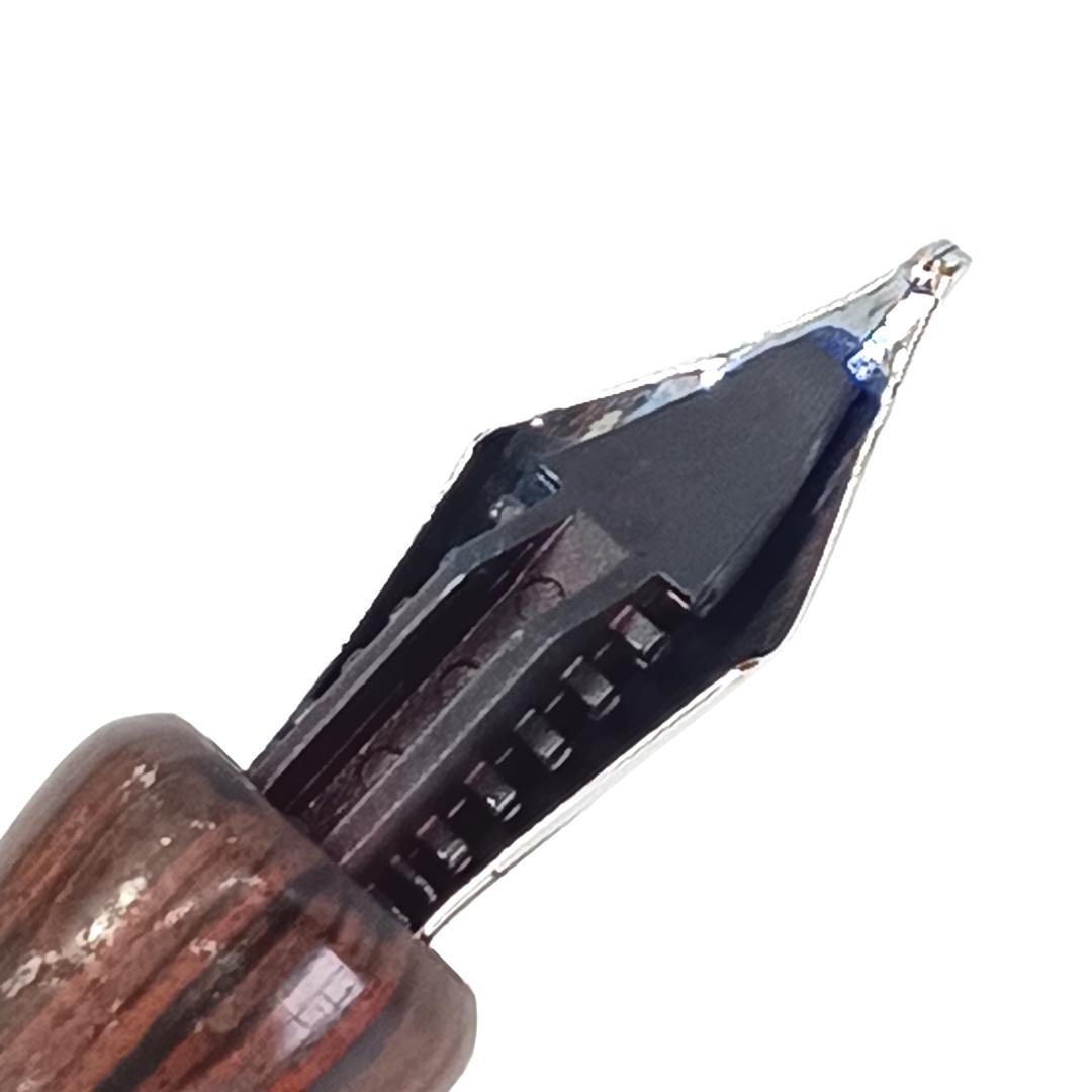 稀少 MARLEN マーレン 18Ｋ 万年筆 ウッド 木目 イタリア