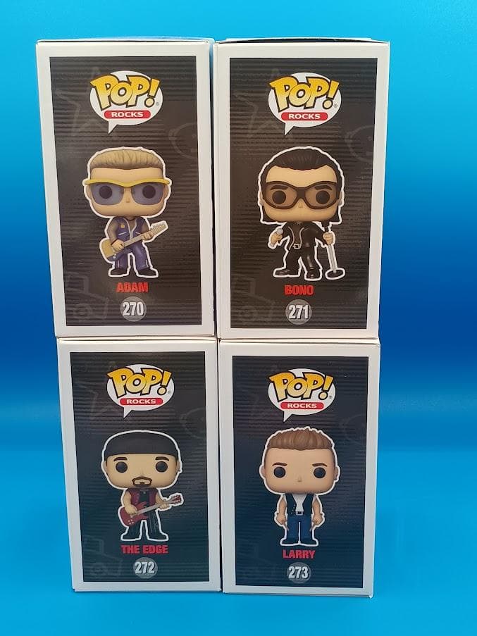 ファンコポップ U2 Pop! Rocks フィギュア 4体セット