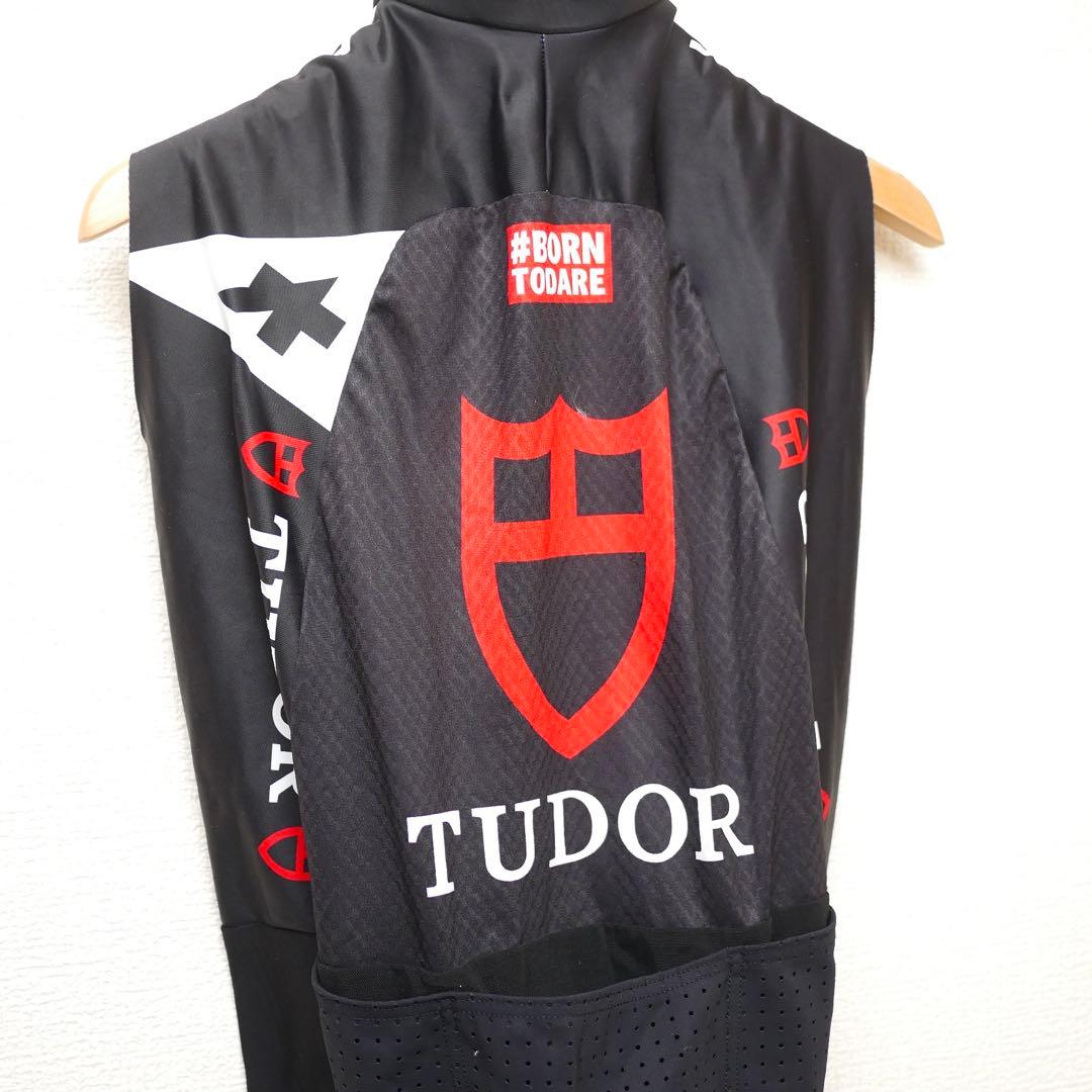 選手支給品 チューダープロサイクリング Tudor アソス ジレ S11 プロ