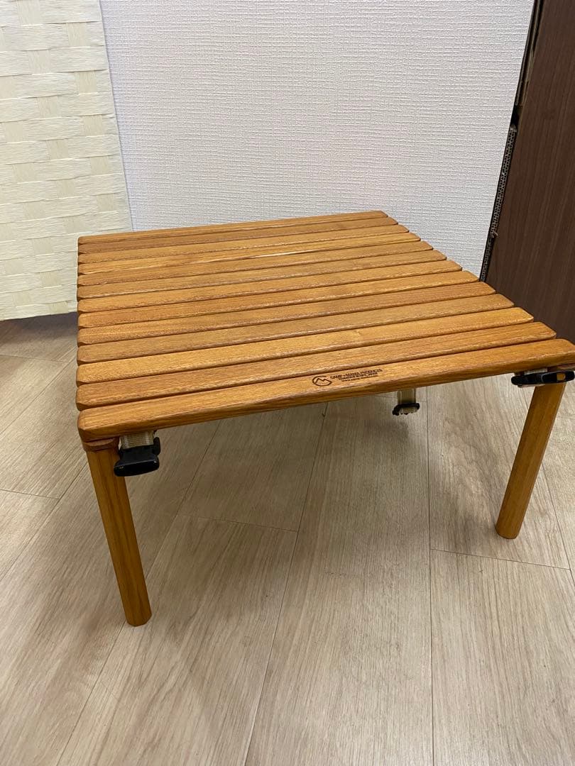 キャンプマニアプロダクツ　ロールトップテーブル