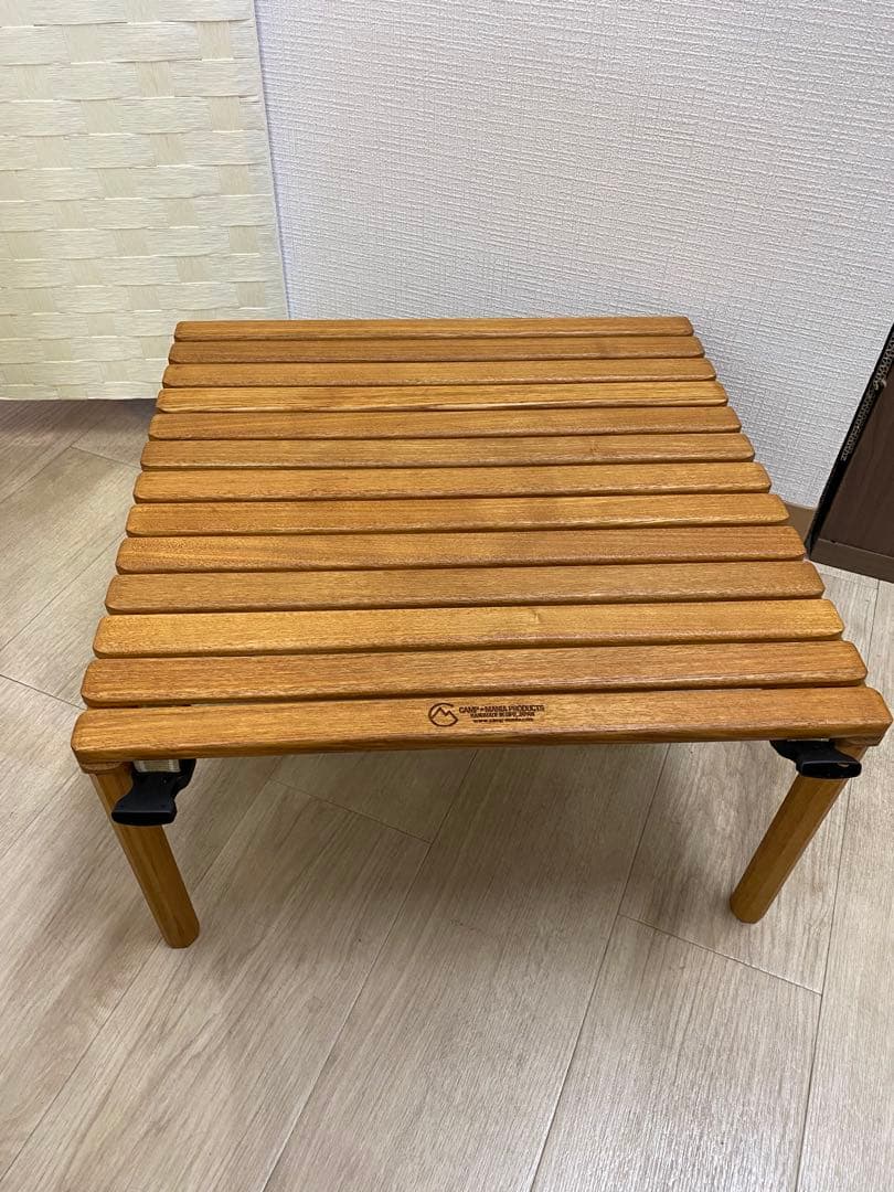 キャンプマニアプロダクツ　ロールトップテーブル