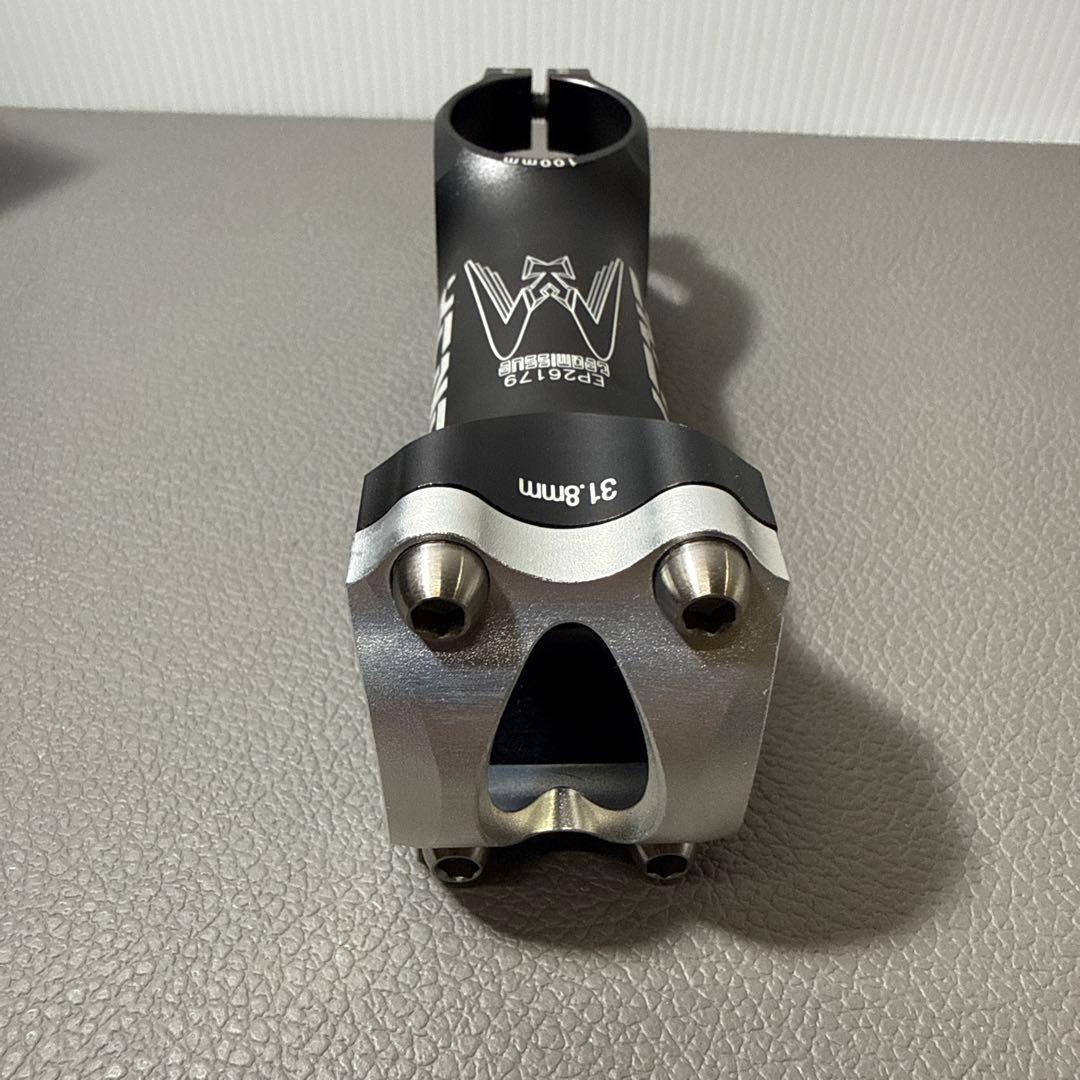 KCNC ステム　チームイシュー AH OS 100mm 31.8mm 5D 黒