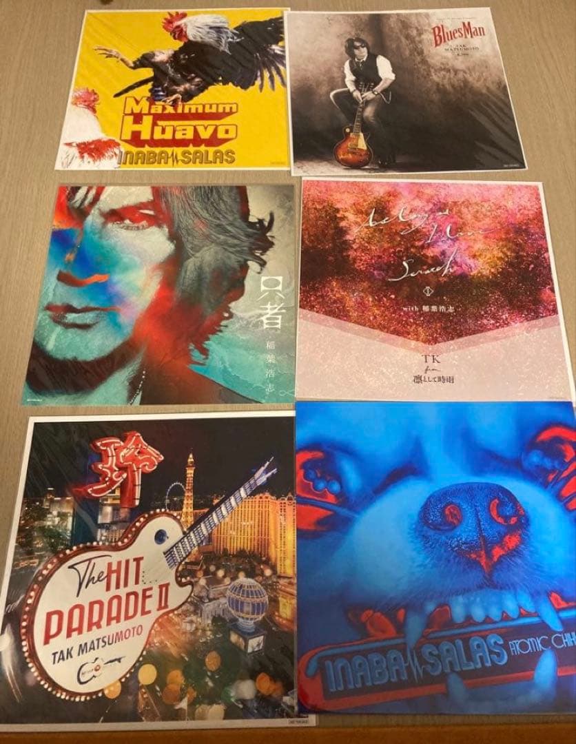 ①B'z FYOP FINAL 特典ステッカー非売品　メガジャケ稲葉浩志松本孝弘