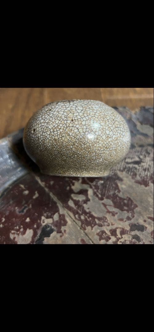 李朝 白磁小壺 丸壺 (塩笥盃)