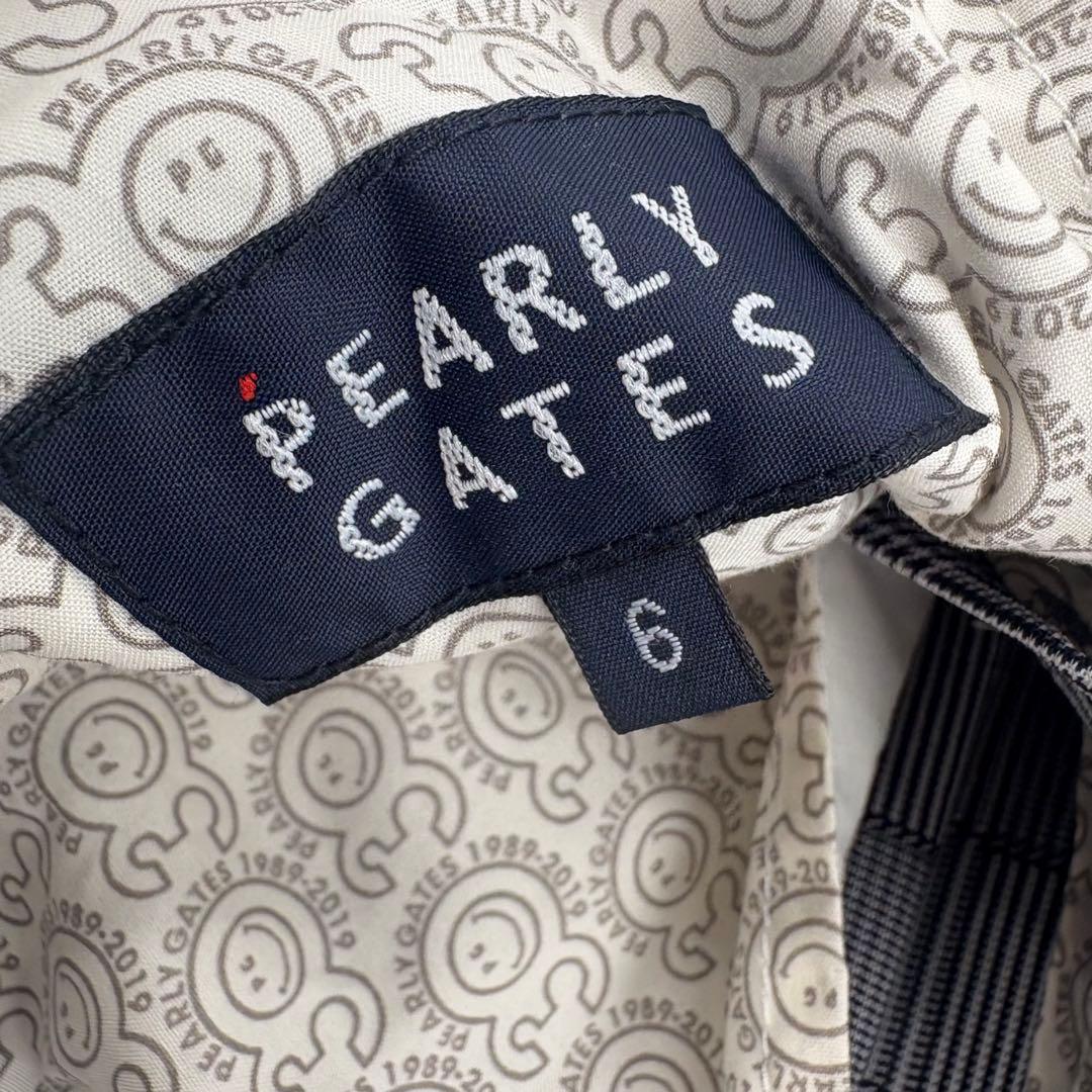 美品　パーリーゲイツ ゴルフパンツ チェック グレー 6 LL 30周年　809