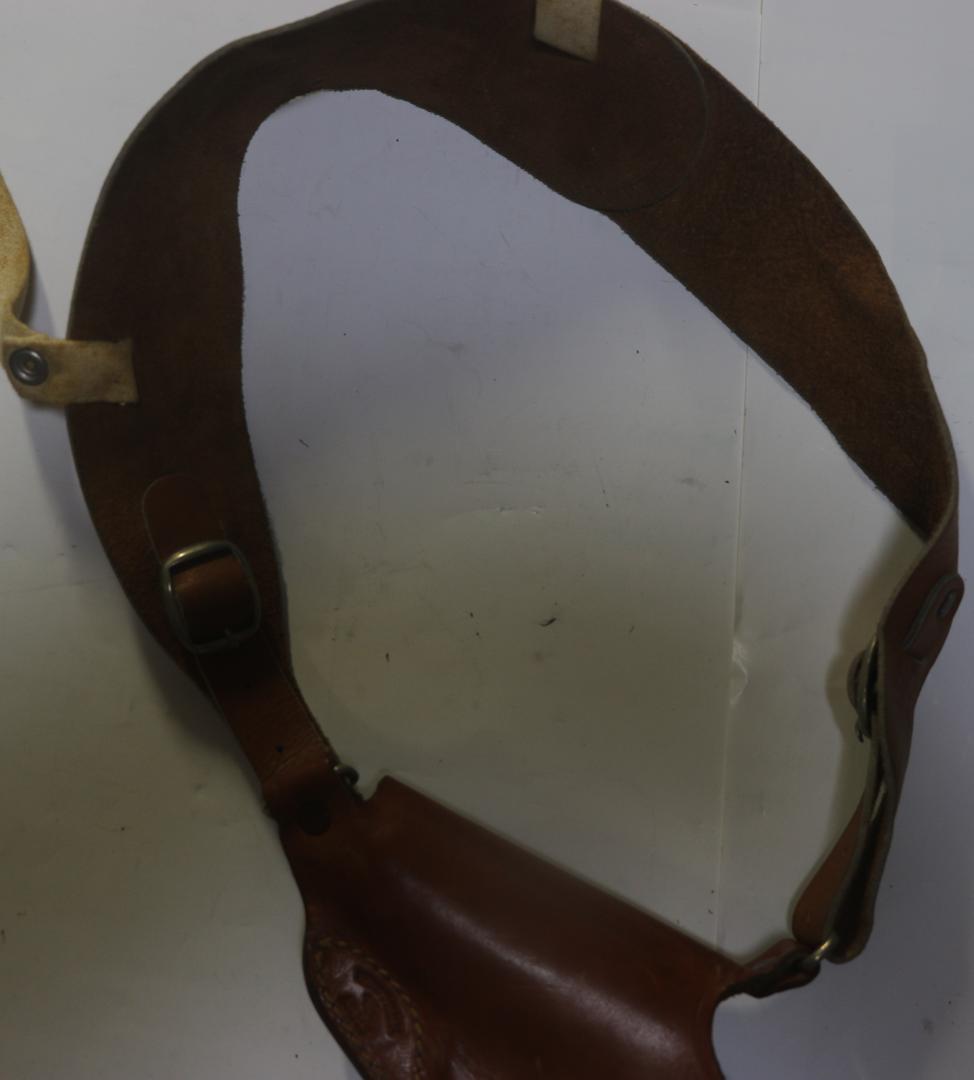 超貴重ウェスタンアームズ(WA)製　ワルサーPPK用ショルダーホルスター　茶革